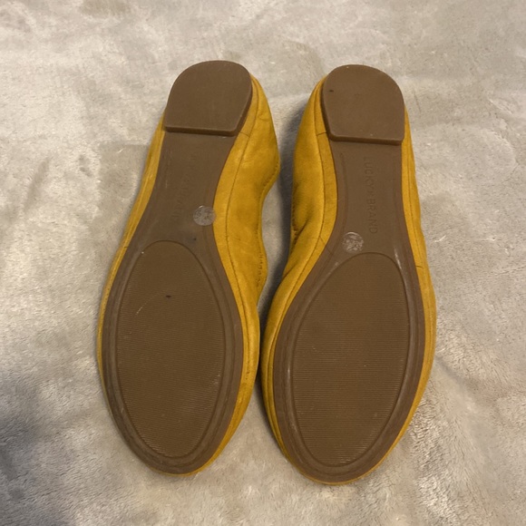 Lucky brand mustard flats - Picture 6 of 8